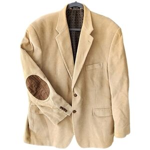 Lauren Ralph Lauren Macy's Mens beige Corduroy sports jacket 44r ?
